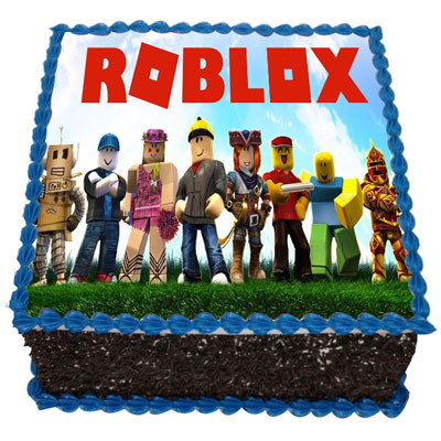 "Roblox Theme Photo cake - 2kgs (Photo Cake) - Click here to View more details about this Product
